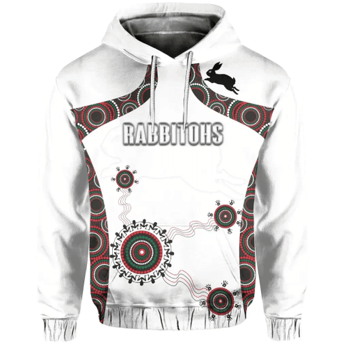 Rugby Life Hoodie - South Sydney Rabbitohs Indigenous Hoodie TH5