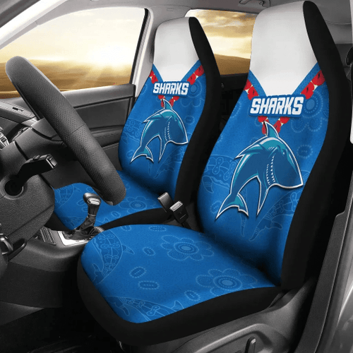 Rugby Life Car Seat Cover - Cronulla Sharks Car Seat Covers Anzac Country Style K36