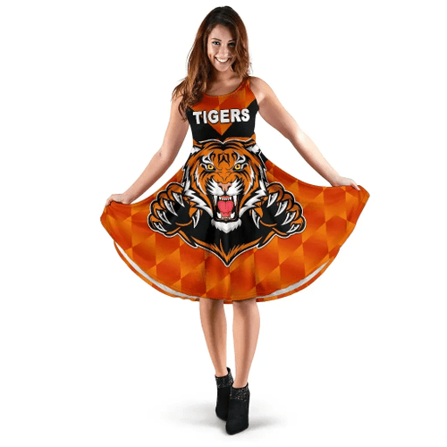 Rugby Life Dress - Balmain Women's Dress Tigers Orange Vibes No.2 K8