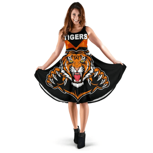 Rugby Life Dress - Balmain Women's Dress Tigers Black Vibes K8