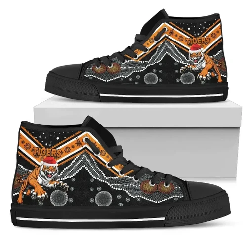 Rugby Life Footwear - Wests Christmas Hight Top Shoe Tigers Indigenous K8