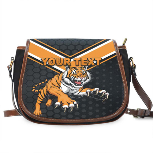 Rugby Life Bag - (Custom) Wests Tigers Original - Rugby Team Saddle Bag