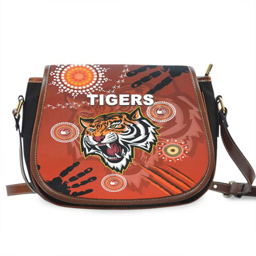 Rugby Life Bag - Wests Tigers Indigenous Victorian Vibes - Rugby Team Saddle Bag