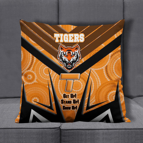 Rugby Life Pillow Covers - West Tigers Naidoc 2022 Sporty Style Pillow Covers A35