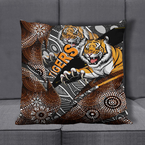 Rugby Life Pillow Covers - West Tigers Aboriginal Pillow Covers A35