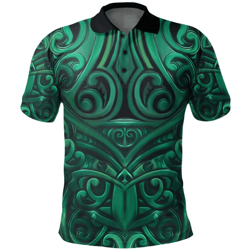 Rugby Life Polo Shirt - New Zealand Warriors Polo Shirt Green K4