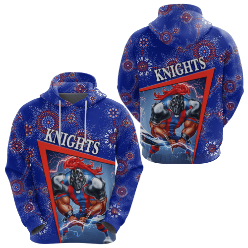 Rugby Life Hoodie - Newcastle Knights Hoodie Indigenous Limited Edition NO.1