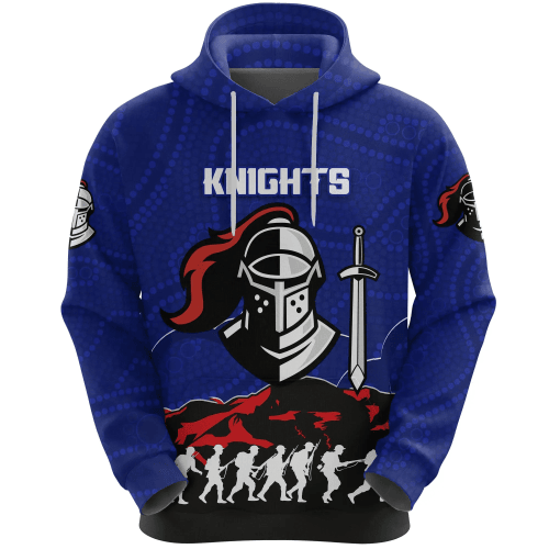 Rugby Life Hoodie - Newcastle Knights Hoodie Anzac Country Style K36