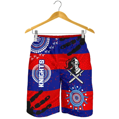 Rugby Life Short - Newcastle Knights Men Shorts Indigenous Country Style K36