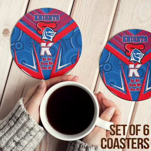 Rugby Life Coasters (Sets of 6) - Newcastle KnightsNaidoc 2022 Sporty Style Coasters A35