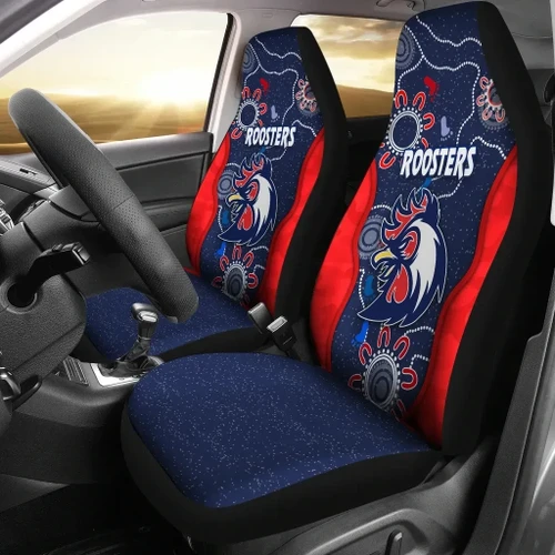 Rugby Life Car Seat Cover - Sydney Car Seat Covers Roosters Anzac Day Unique Indigenous K8
