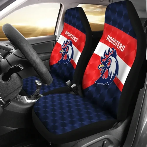 Rugby Life Car Seat Cover - Sydney Car Seat Covers Roosters Sporty Style K8