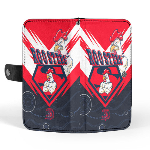 Rugby Life Wallet Phone Case - Sydney Roosters Superman Wallet Phone Case A35