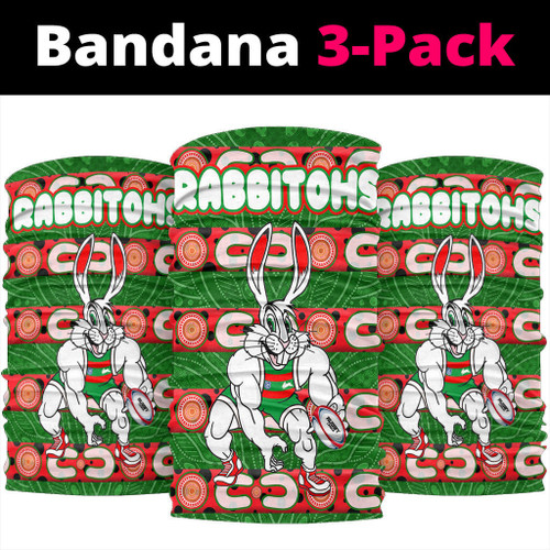 Rugby Life Bandana - South Sydney Roosters Comic Style New Bandana A35