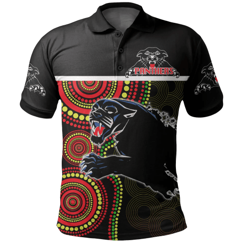 Rugby Life Polo Shirt - Panthers Indigenous Polo Shirt TH4