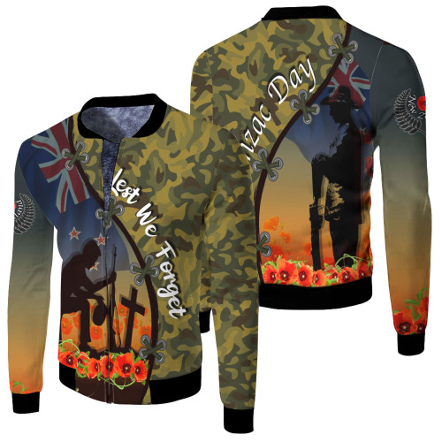 Anzac Day Camouflage Soldier Fleece Winter Jacket A95