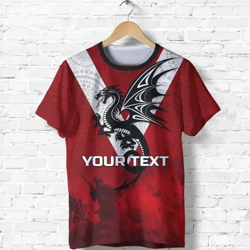 (Custom Personalised) Australia Anzac Day T Shirt Dragons TH6