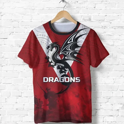 Australia Anzac Day T Shirt Dragons TH6