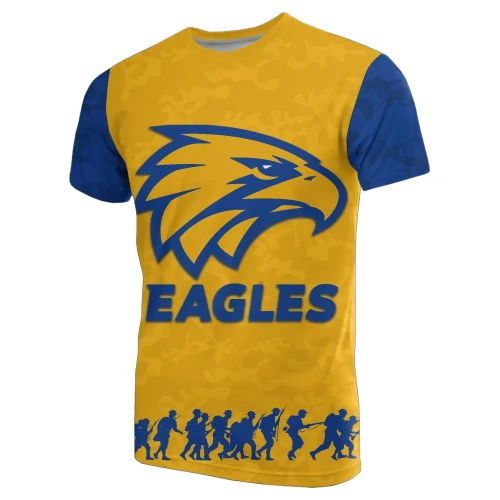 Australia T Shirt Eagles Anzac Day TH6