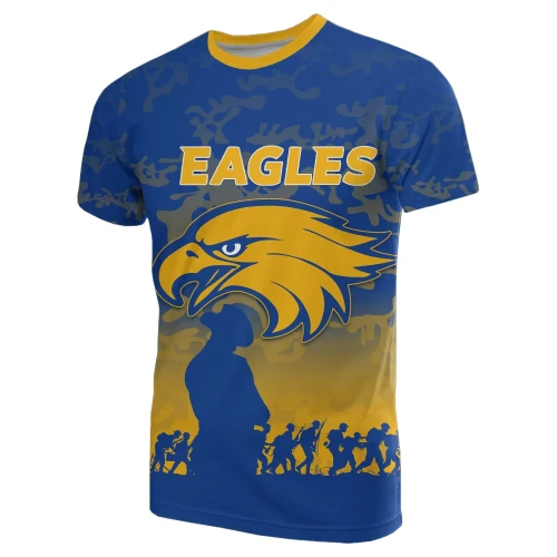 Australia Anzac Day T Shirt Eagles TH6