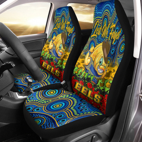Parramatta Eels Car Seat Cover - Anzac Day Lest We Forget A31B