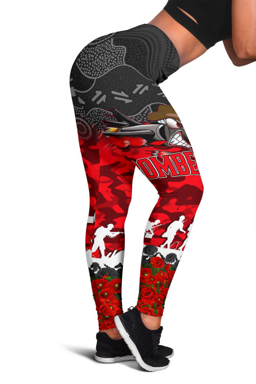 Essendon Bombers Leggings, Anzac Day Lest We Forget A31B