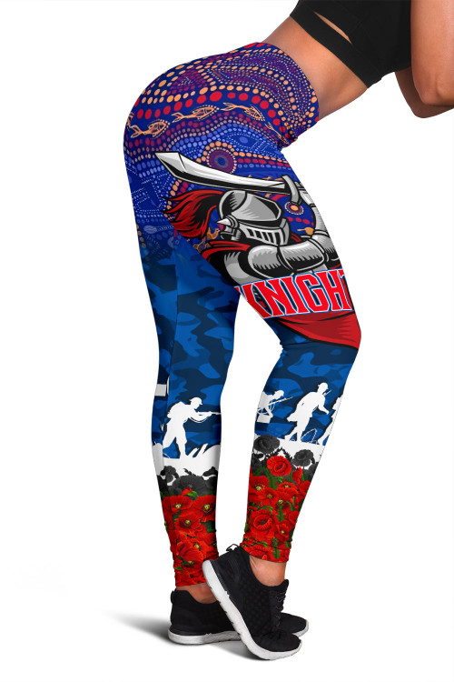 Newcastle Knights Leggings, Anzac Day Lest We Forget A31B