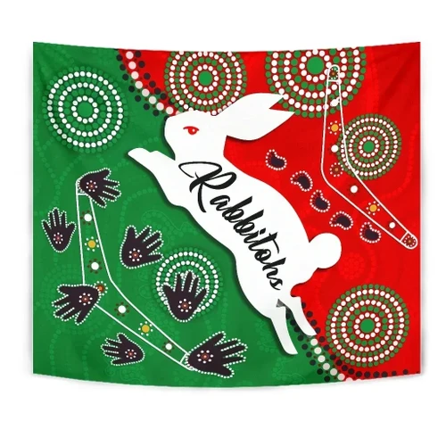 Rugby Life Home Set - Rabbitohs Forever Tapestry Indigenous K4
