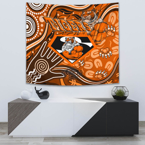 Rugby Life Tapestry - West Tigers Superman Tapestry A35