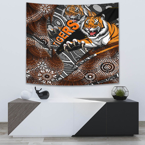 Rugby Life Tapestry - West Tigers Aboriginal Tapestry A35