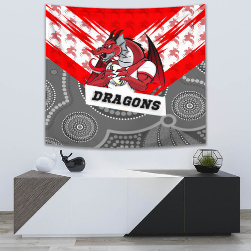 Rugby Life Tapestry - St. George Illawarra Dragons Tapestry A35