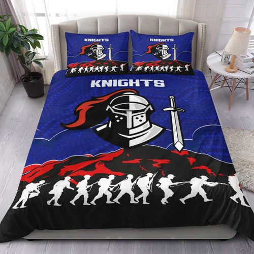Rugbylife Bedding Set - Newcastle Knights Anzac Day - Rugby Team Bedding Set