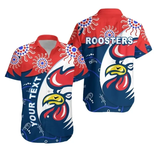 Rugby Life Shirt - (Custom Personalised) Roosters Hawaiian Shirt Sydney - Forever Chooks K13