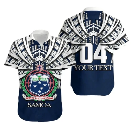Rugbylife Shirt - (Custom Personalised)Rugbylife Samoa Hawaiian Shirt Special Polynesian No.4 TH4