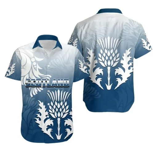 Rugbylife Shirt - Scotland Rugby Hawaiian Shirt The Thistle Style TH4