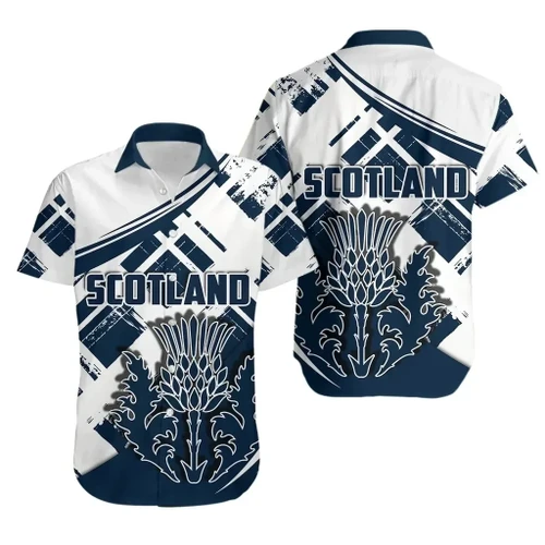 Rugbylife Shirt - Scotland Rugby Hawaiian Shirt The Thistle Special Style TH4