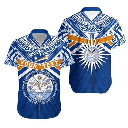 Rugbylife Shirt - (Custom Personalised) Marshall Islands Rugby Hawaiian Shirt Forever K13