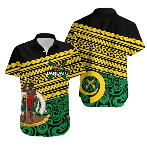 Rugbylife Shirt - Vanuatu Rugby Hawaiian Shirt Polynesian Style TH4