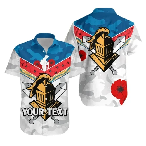Rugby Life Shirt - (Custom Personalised) Titans Knight Anzac Day Simple Hawaiian Shirt K13