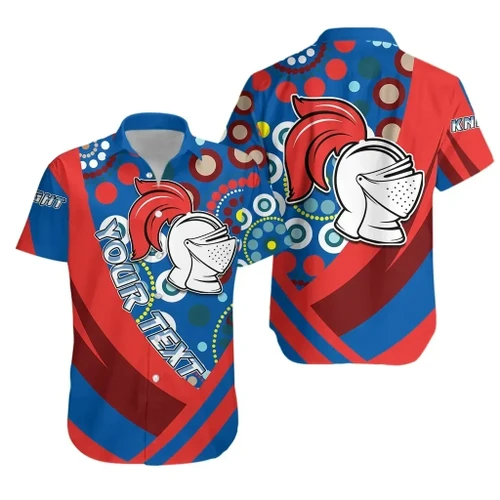 Rugby Life Shirt - (Custom Personalised) Newcastle Knights Hawaiian Shirt Indigenous Impressive K13