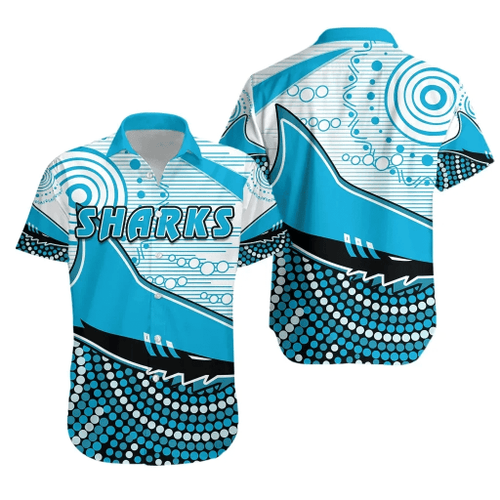 Rugby Life Shirt - Sharks Hawaiian Shirt Cronulla Indigenous Unique K13