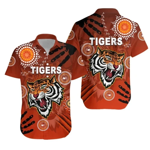 Rugby Life Shirt - Wests Hawaiian Shirt Tigers Indigenous Country Style K36