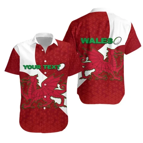 Rugbylife Shirt - Wales Rugby Hawaiian Shirt Victorian Vibes K36