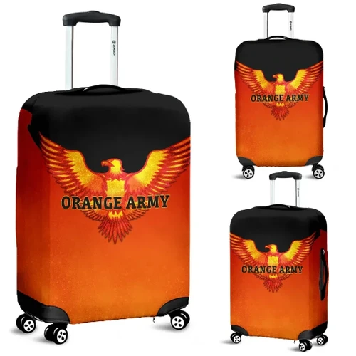 Orange Army Luggage Covers Cricket Sporty Style K8