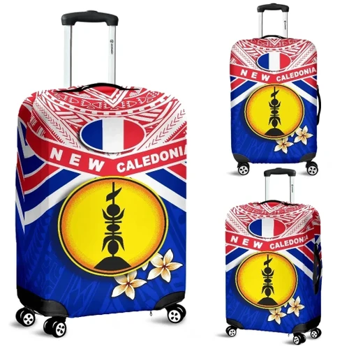 Rugbylife Luggage Cover - New Caledonia Rugby Luggage Covers Polynesian K13
