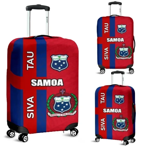 Rugbylife Luggage Cover - Samoa Rugby Luggage Covers Siva Tau K12