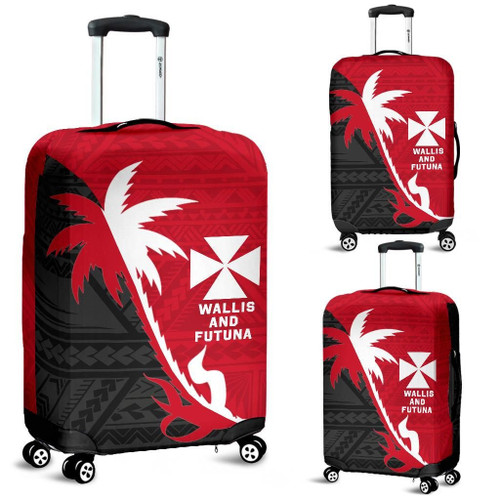 Wallis And Futuna Coconut Tree Luggage Covers K4