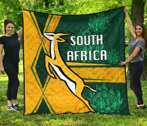 Rugbylife Quilt - South Africa Premium Quilt Springboks Rugby Be Fancy K8