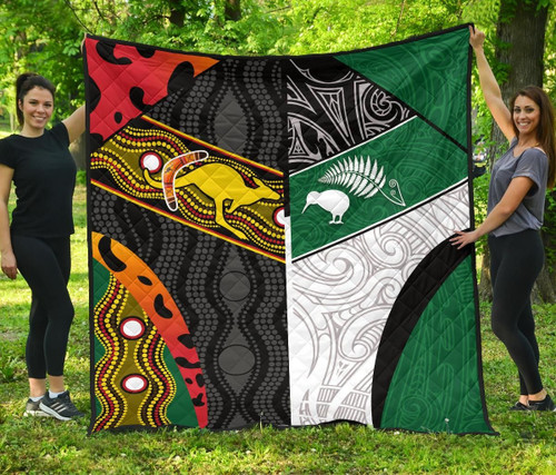 Australia Indigenous and New Zealand Maori Premium Quilt Proud K13