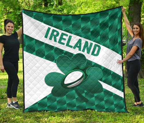 Rugbylife Quilt - Ireland Rugby Premium Quilt Sporty Style K8